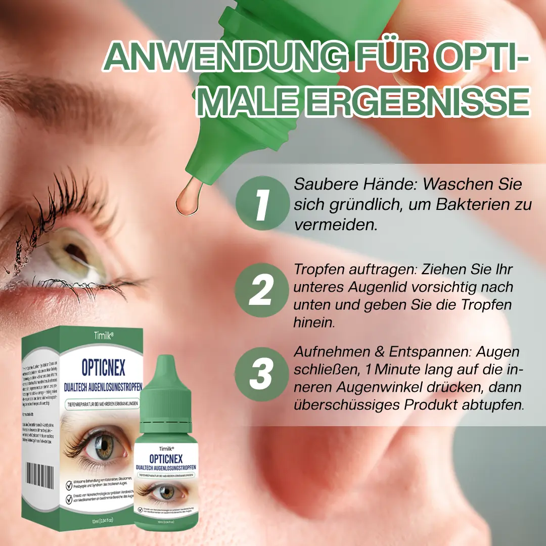 Timilk® OpticNex DualTech Augenlösungstropfen