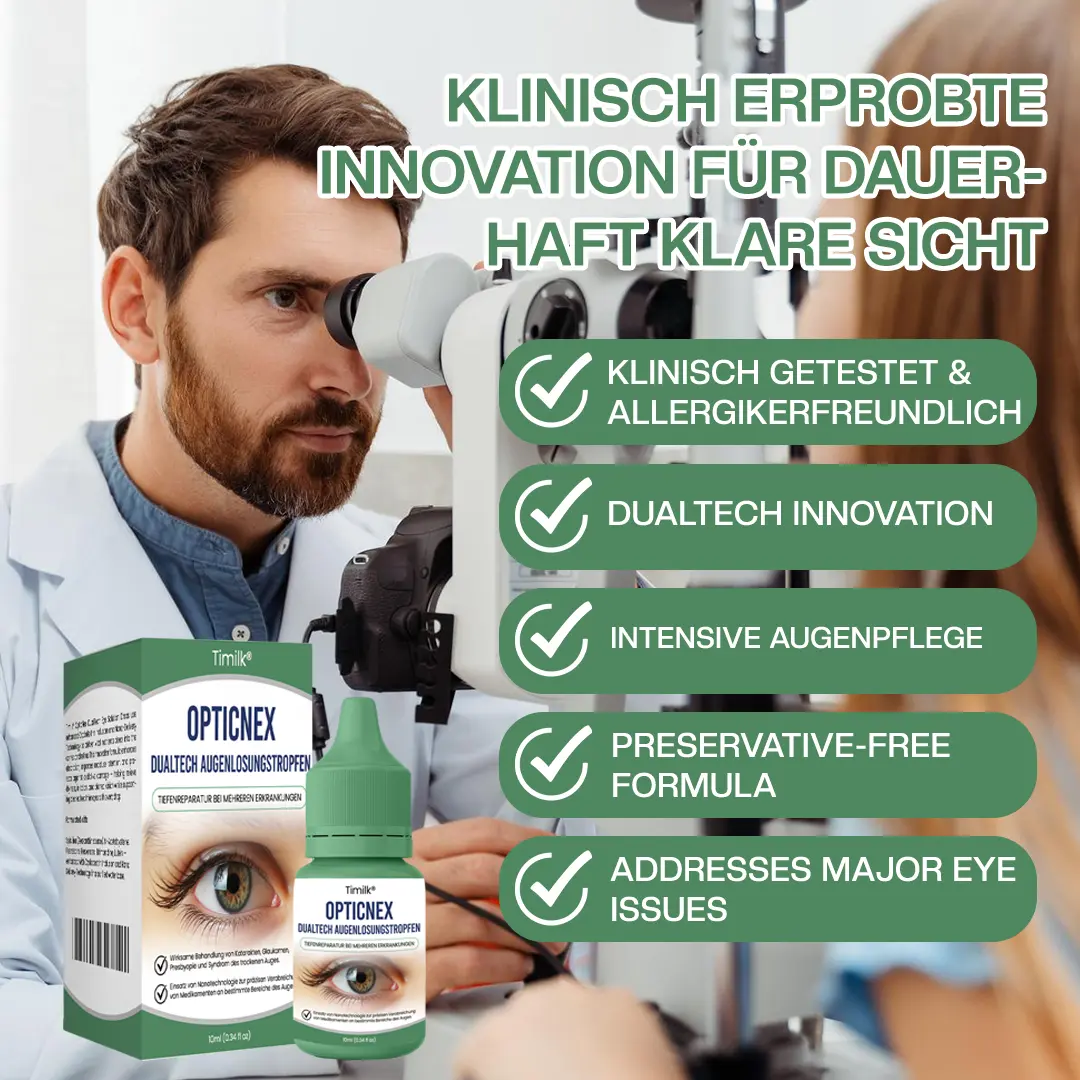 Timilk® OpticNex DualTech Augenlösungstropfen