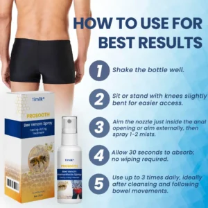 Timilk® ProSooth Bee Venom Hemorrhoids Spray(A)