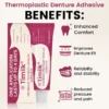 Timilk® UltraBond Premium Denture Adhesive ⚕️ FDA Certified (Clinically Proven 4-Day Hold for Secure, Comfortable & Zinc-Free Denture Fit 🦷) (Copy)