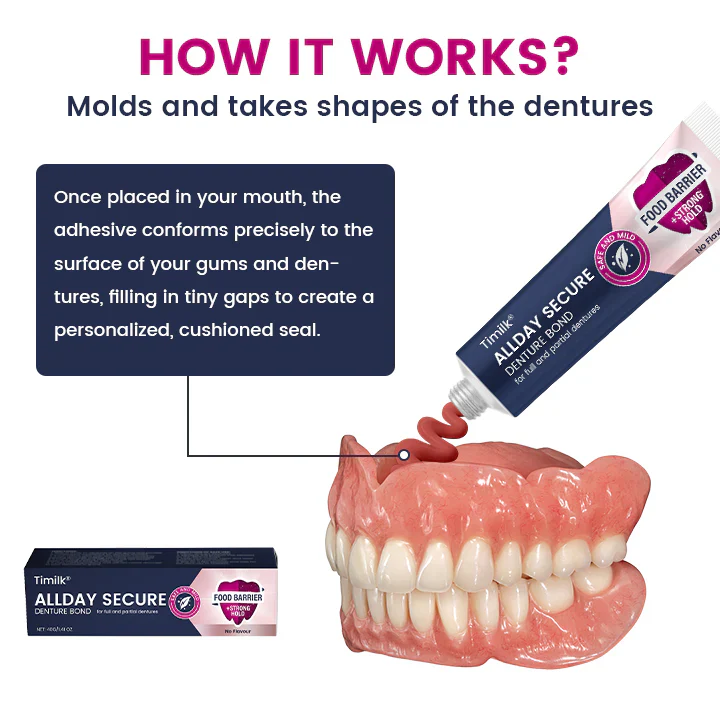 Timilk® All Day Secure Denture Bond - Image 6